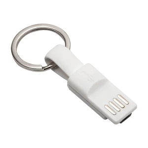 Brelok - kabelek USB Hook Up, biały