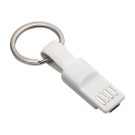 Brelok - kabelek USB Hook Up, biały