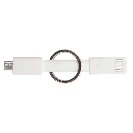 Brelok - kabelek USB Hook Up, biały