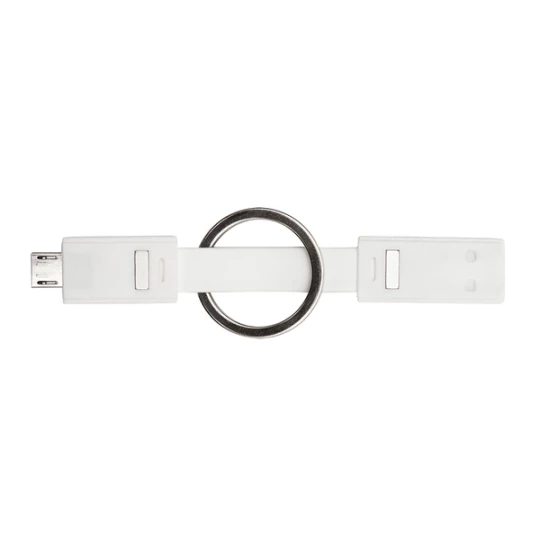 Brelok - kabelek USB Hook Up, biały