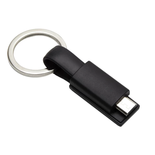 Brelok - kabelek USB Hook Up, czarny