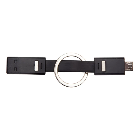 Brelok - kabelek USB Hook Up, czarny