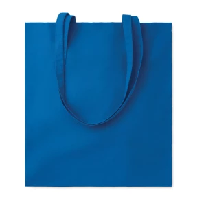 Ekologiczna Torba z bawełny organicznej EU Tura colour, niebieska