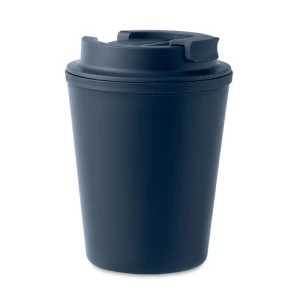 Kubek wielorazowy z recyklingu z PP 300 ml Tridus, dark navy