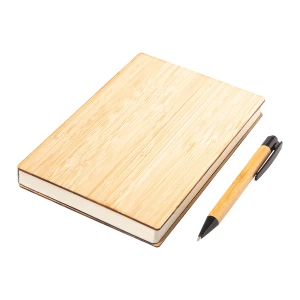 Notes w bambusowej oprawie Lorca, brązowy