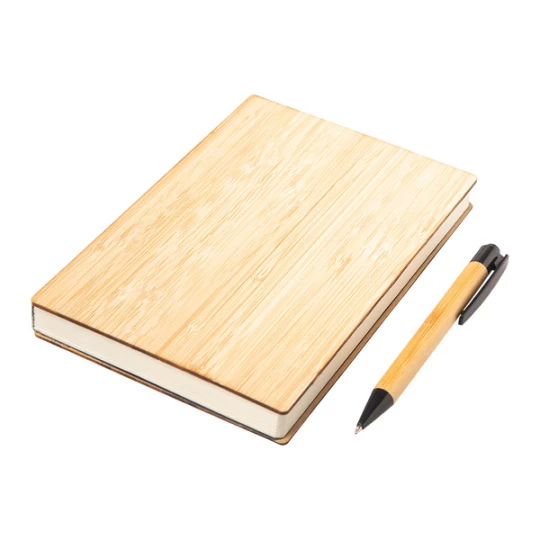 Notes w bambusowej oprawie Lorca, brązowy