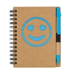 Notes Reklamowy Smile, jasnoniebieski