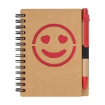 Notes Reklamowy Smile, czerwony