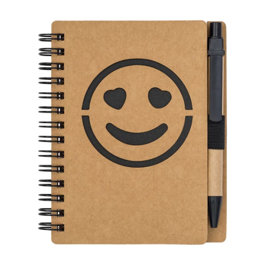Notes Reklamowy Smile, czarny