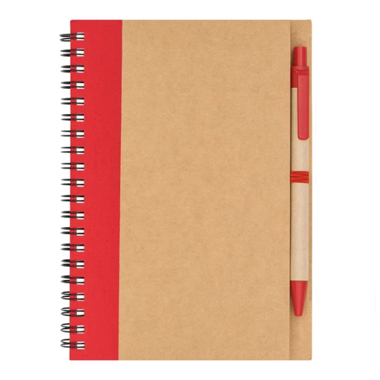 Notes z długopisem Dalvik, czerwony