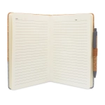 Elegancki notes z nadrukiem, Tossa, szary