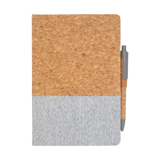 Elegancki notes z nadrukiem, Tossa, szary