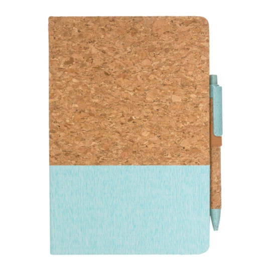 Elegancki notes z nadrukiem, Tossa, zielony