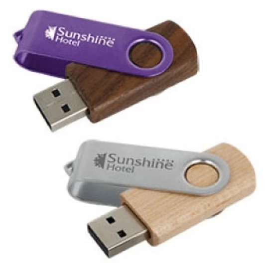 Drewniany Pendrive z Logo