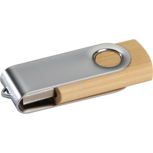Pendrive drewniany 8GB z obrotową blaszką