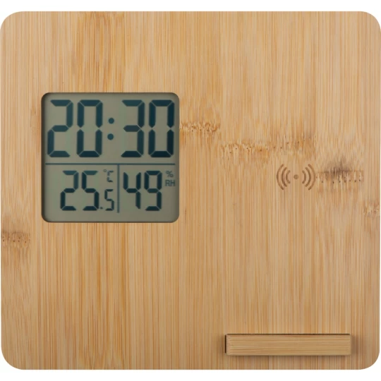 Stacja pogodowa z ładowarką indukcyjną