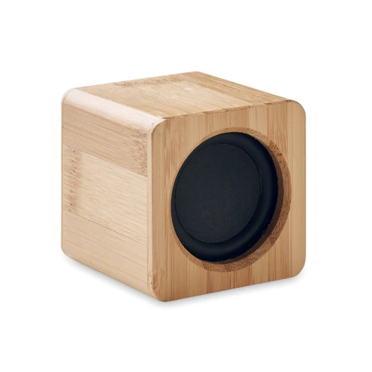 Bambusowy Głośnik bezprzewodowy, bluetooth, nadruk reklamowy