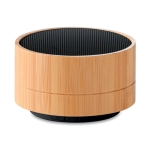 Głośnik bambusowy z grawerem Sound bamboo, czarny