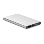 Reklamowy Power Bank 4000 mAh type-C, srebrny