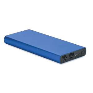 Mocny powerbank 10000 mAh Powerflat 8 c, niebieski