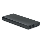 Powerbank z nadrukiem 10000 mAh Powerflat 8 c, czarny