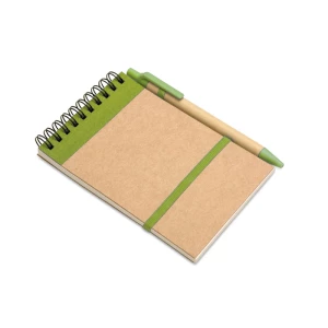 Notes z długopisem 70 kartek Sonora, limonkowy