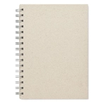 Notes A5 kratkę, papier z trawy Grass book