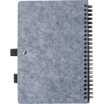 Flicowy notes A5 z filcu