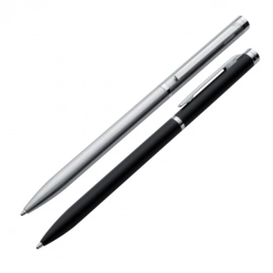 Ładny elegancki długopis metalowy do graweru, srebrny