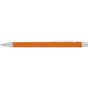 Długopis metalowy pomarańczowy, Soft Touch
