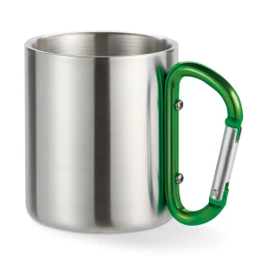 Metalowy kubek 220ml Trumbo, zielony