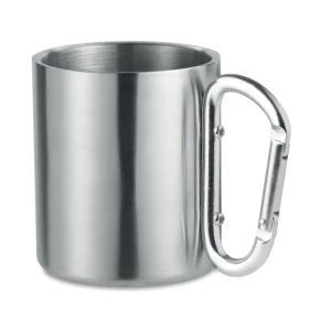 Metalowy kubek 220ml Trumbo, srebrny