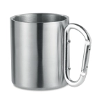Metalowy kubek 220ml Trumbo, srebrny