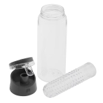 Bidon z Pojemnikiem na Owoce Mint 700 ml, szary/transparentny