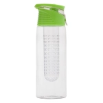 Bidon z Pojemnikiem na Owoce Mint 700 ml, jasnozielony/transparentny