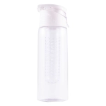 Bidon z logo Frutello 700 ml, biały/transparentny