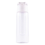 Bidon z logo Frutello 700 ml, biały/transparentny