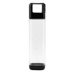 Bidon z Nadrukiem Feelsofine 800 ml, transparentny/czarny