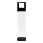 Bidon z Nadrukiem Feelsofine 800 ml, transparentny/czarny