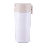 Kubek termiczny Casper z logo, 350 ml, biały