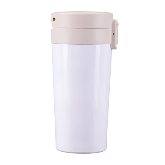 Kubek termiczny Casper z logo, 350 ml, biały