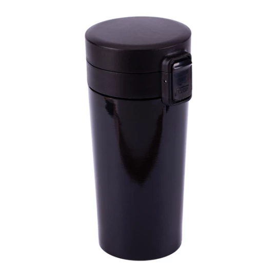 Kubek termiczny Casper z logo, 350 ml, czarny