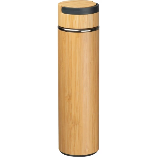 Butelka termiczna 500 ml, kolorowana pod drewno