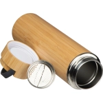 Butelka termiczna 500 ml, kolorowana pod drewno