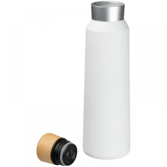 Butelka termiczna z drewnianą zakrętką 500 ml