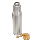 Butelka termiczna z logo Lavotto 500 ml, srebrny