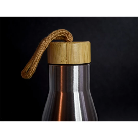 Butelka termiczna z logo Lavotto 500 ml, srebrny