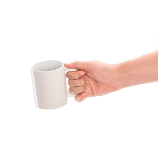 Biały Kubek Ceramiczny Reklamowy 370ml