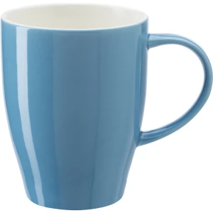 Reklamowy błękitny kubek ceramiczny 350 ml