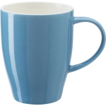 Reklamowy błękitny kubek ceramiczny 350 ml